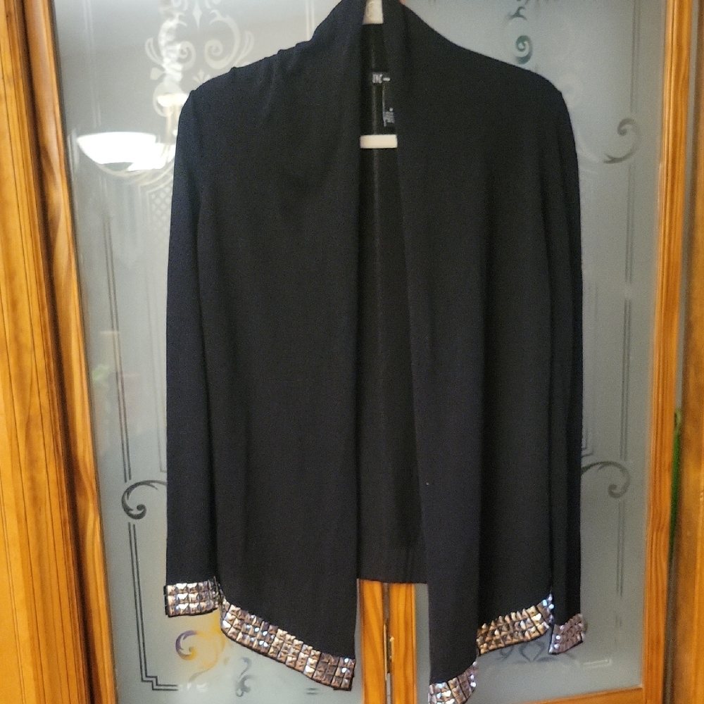 INC International Concepts Black Knit Cardigan Worn Once